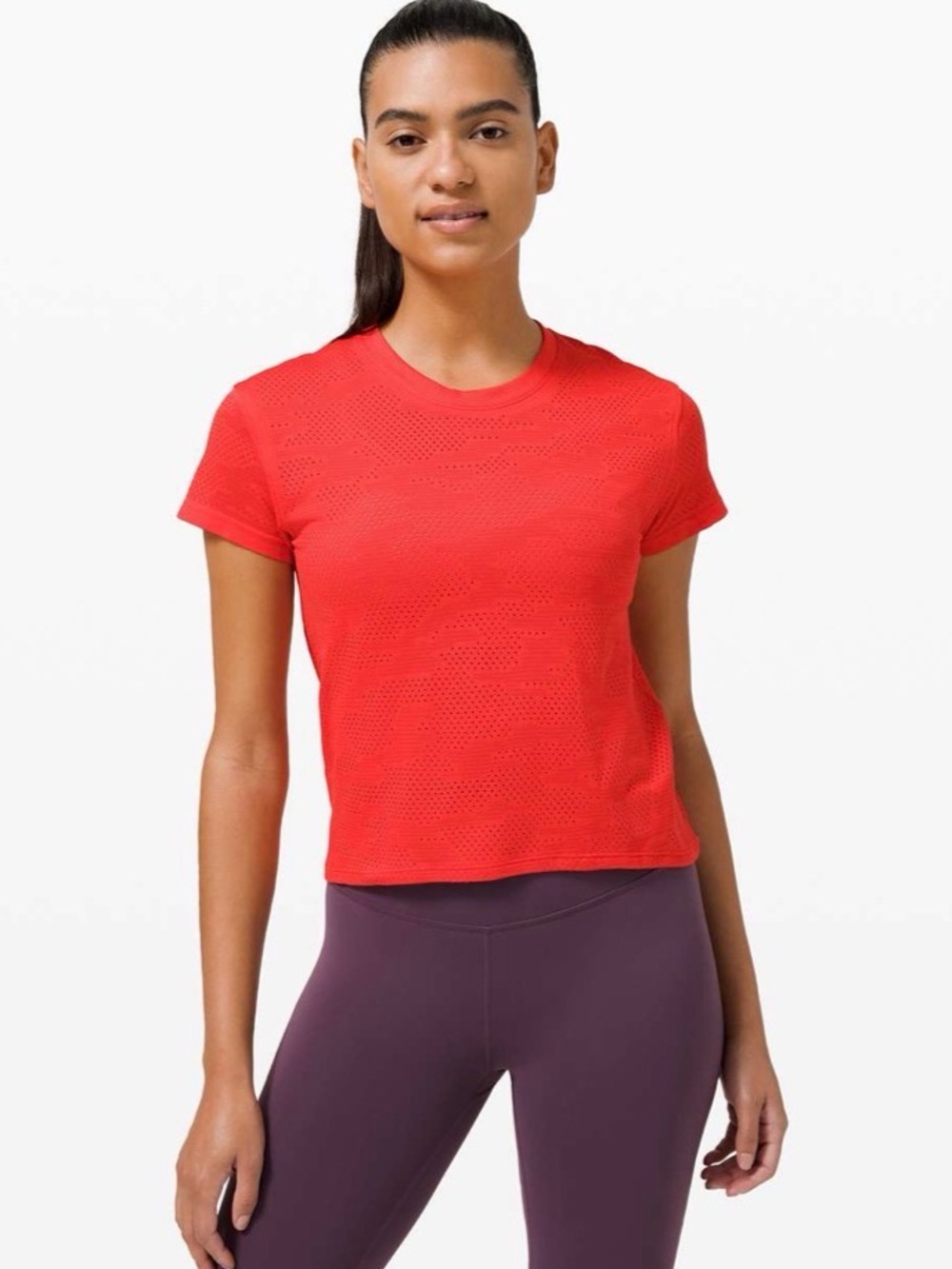Lululemon Train to Be Short Sleeve *Camo
Dot Camo Pink Punch